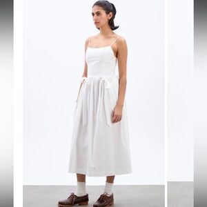 Penelope apron midi dress